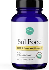 Ora Organic Vitamin D3 2000 IU Chewables