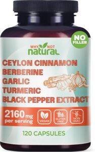 Why Not Natural 5-in-1 Organic Ceylon Cinnamon with Berberine