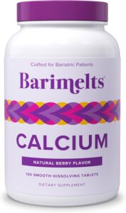 BariMelts Calcium Citrate with Vitamin D3 & Magnesium, 120 Smooth-Dissolving Tablets
