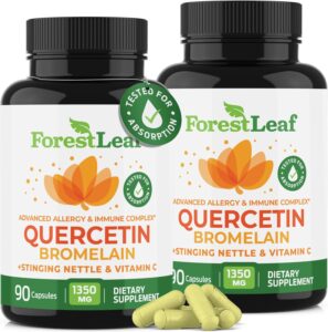 ForestLeaf Quercetin with Bromelain, Vitamin C & Stinging Nettle