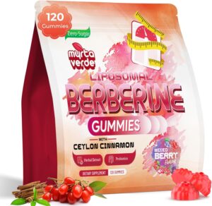 Myrtaverde Liposomal Berberine Supplement Gummies