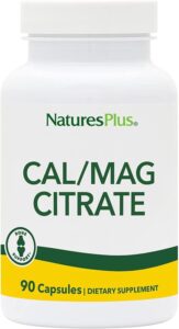 NaturesPlus Cal/Mag Citrate, 90 Vegetarian Capsules