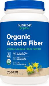 Nutricost Organic Acacia Fiber Powder
