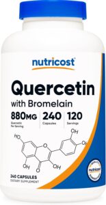 Nutricost Quercetin 880mg with Bromelain 165mg