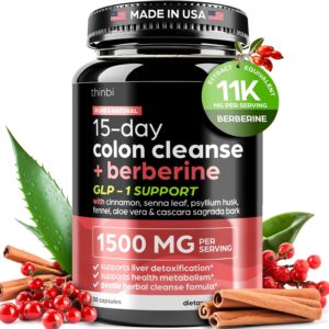 THINBI Advanced Ketogenic Colon Cleanse with Berberine 1500mg