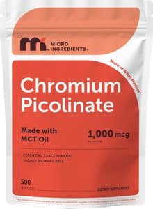 Micro Ingredients Chromium Picolinate Softgels